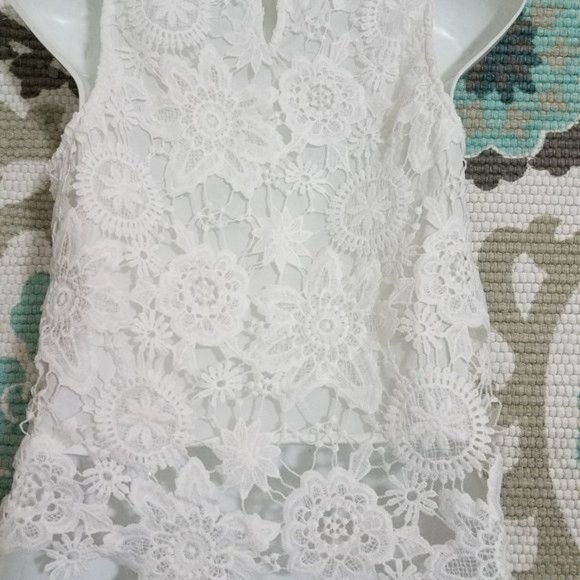 NYLON Apparel Lace Tank Blouse - Picture 2 of 4